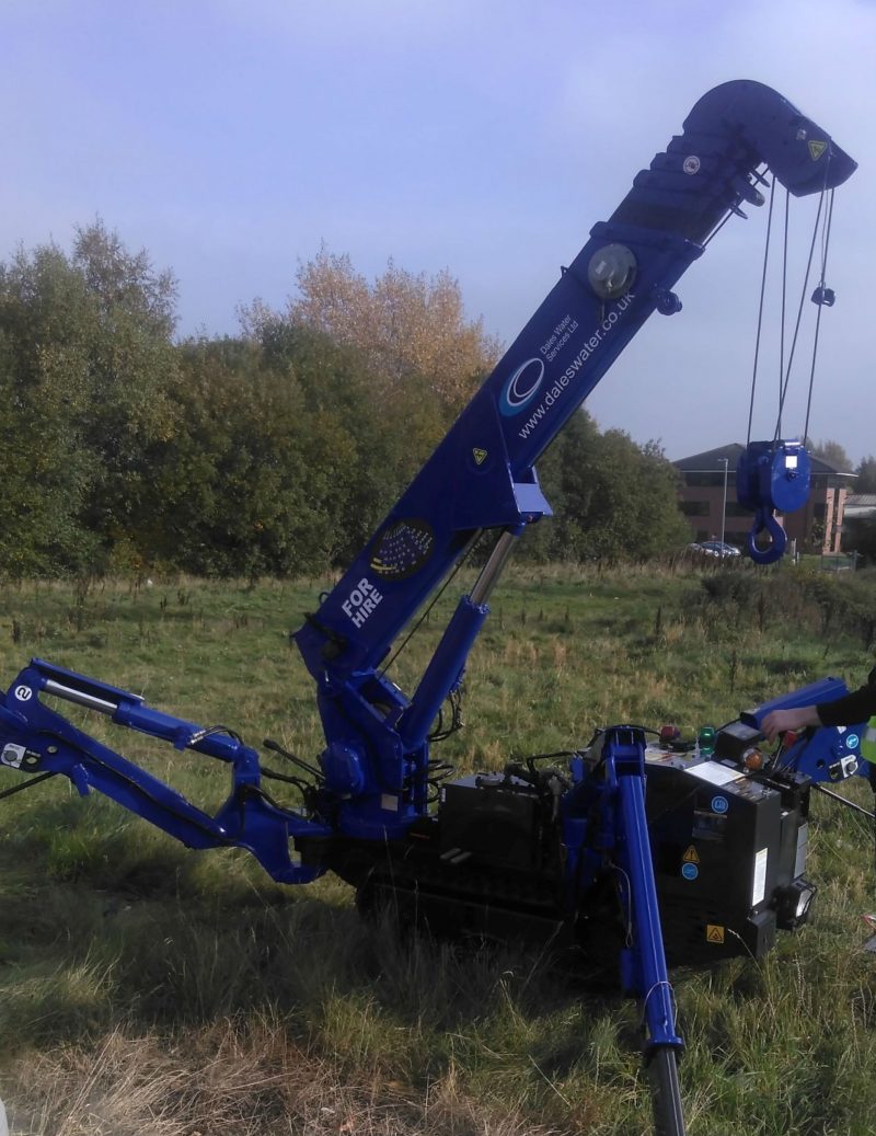 Our New Compact Spider Crane Coming To A Drilling Site Near You